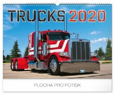 Kalend nstnn 2020 - Trucks, 48  33 cm - neuveden