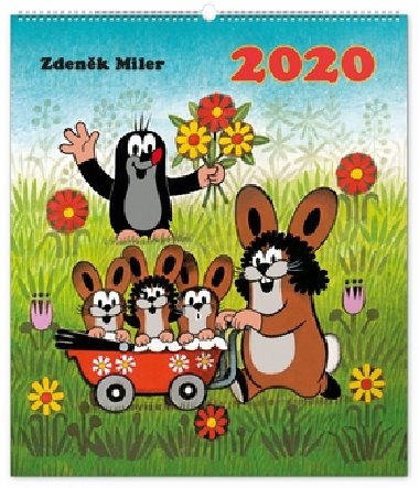 Kalend nstnn 2020 - Krteek, 48  56 cm - Zdenk Miler