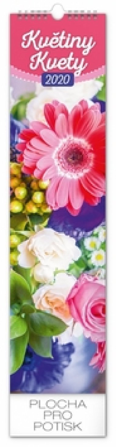 Kalend nstnn 2020 - Kvtiny - Kvety, 12  48 cm - neuveden