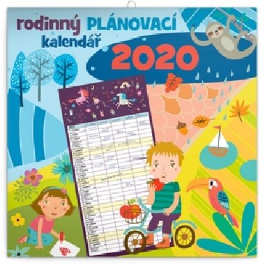 Kalend nstnn 2020 - Rodinn plnovac, 30  30 cm - Presco