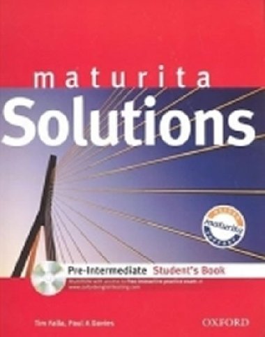 Maturita Solutions pre-intermediate studentt book + CD CZedition - Tim Falla; Paul Davies