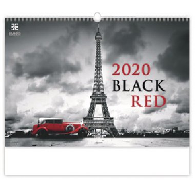 Kalend nstnn 2020 - Black Red - neuveden