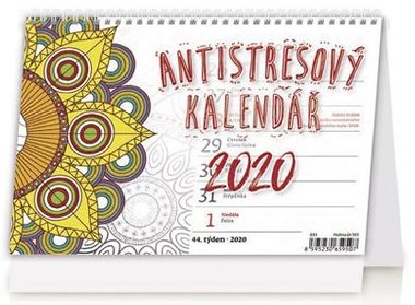Kalend stoln 2020 - Antistresov pracovn - Helma