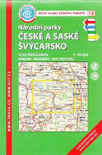 Národní parky České a Saské Švýcarsko - mapa KČT 1:50 000 číslo 12 - Klub Českých Turistů