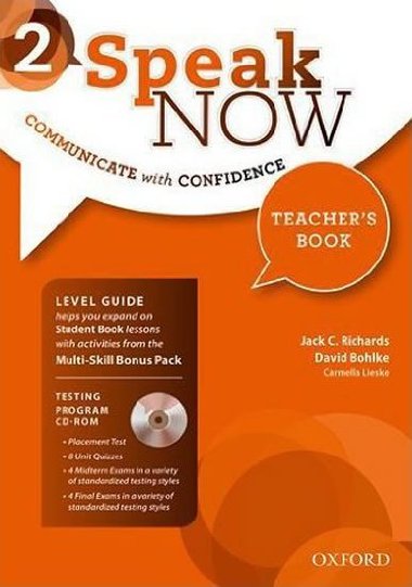 Speak Now 2 Teachers Book with Testing Program CD-ROM - Richards Jack C.
