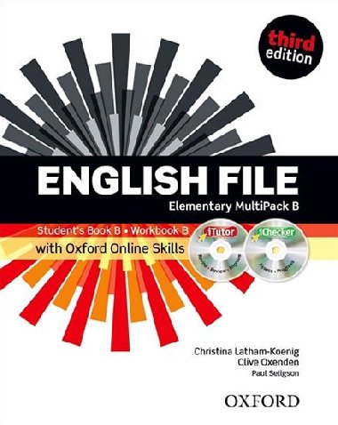 English File 3rd edition Elementary MultiPACK B with Oxford Online Skills (without CD-ROM) - Latham-Koenig Christina; Oxenden Clive