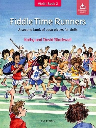 Fiddle Time Runners: A second book of easy pieces for violin With Audio CD Revised Edition - Blackwell Kathy
