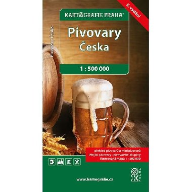 Pivovary Česka 1 : 500 000 - neuveden
