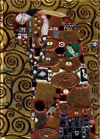 Zpisnk Gustav Klimt Fulfilment 15,5 x 21,5 cm - Flame Tree