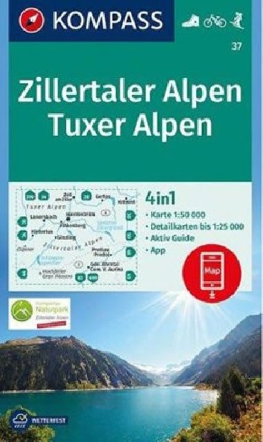 Zillertaler Alpen, Tuxer Alpen  37  NKOM - neuveden