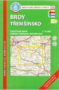 Brdy Temnsko - mapa KT 1:50 000 slo 35 - 6. vydn 2018 - Klub eskch Turist