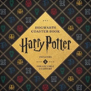 Harry Potter Hogwarts Coaster Book : Gryffindor, Ravenclaw, Hufflepuff, Slytherin - Selber Danielle