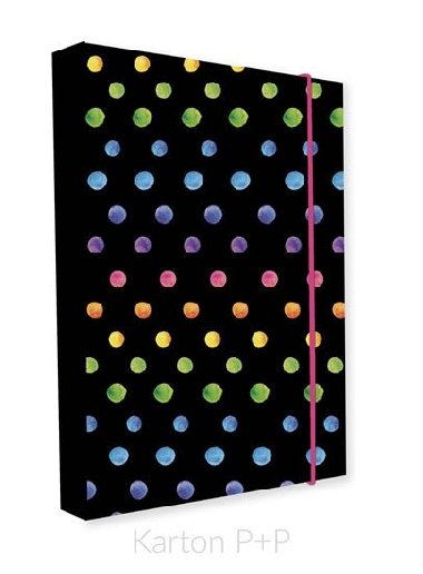Box na seity A4 Jumbo Dots colors - Karton P+P