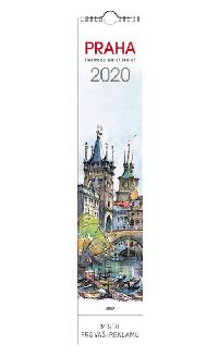Praha akvarel vzankov nstnn kalend 2020 - Karel Stola