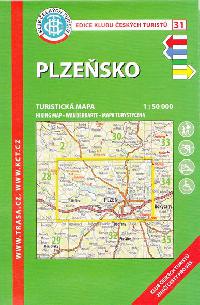 Plzeňsko - mapa KČT 1:50 000 číslo 31 - 6. vydání 2018 - Klub Českých Turistů