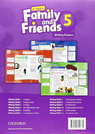 Family and Friends 5 2nd Edition Writing Posters - Thompson Tamzin