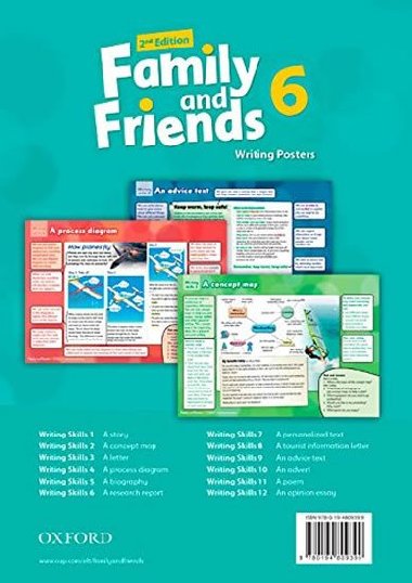 Family and Friends 6 2nd Edition Writing Posters - Quintana Jenny