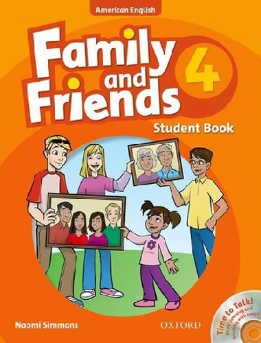 Family and Friends 4 American English Students Book + CD Pack - Simmons Naomi