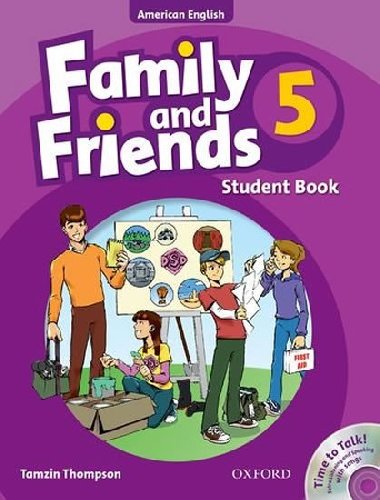 Family and Friends 5 American English Students Book + CD Pack - Thompson Tamzin