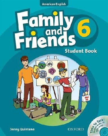 Family and Friends 6 American English Students Book + CD Pack - Quintana Jenny