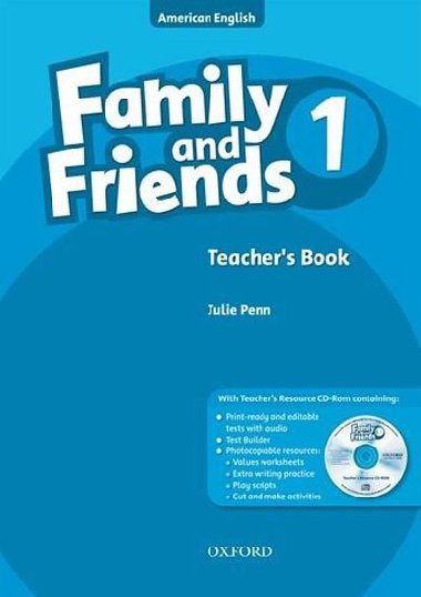 Family and Friends 1 American English Teachers Book + CD-ROM Pack - Penn Julie