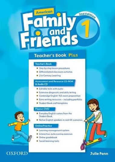 Family and Friends 1 American Second Edition Teachers book Pack - Penn Julie