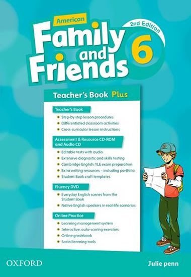 Family and Friends 6 American Second Edition Teachers Book Plus - Penn Julie