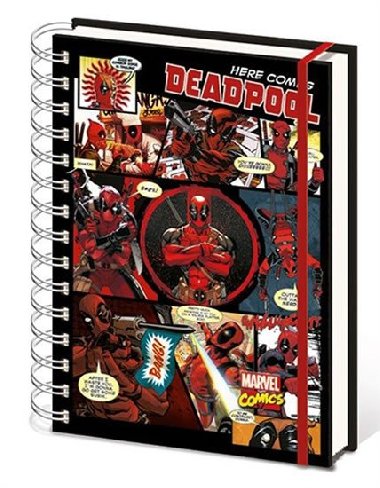 Zpisnk Deadpool - Comics colage - A5 - neuveden