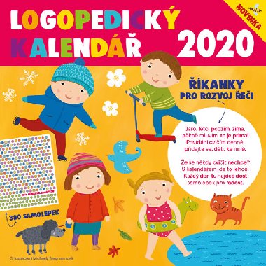 Logopedick kalend 2020 se samolepkami - Michaela Bergmannov