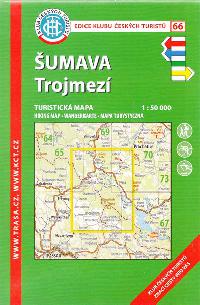 Šumava Trojmezí - mapa KČT 1:50 000 číslo 66 - Klub Českých Turistů