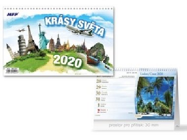 Krsy svta - stoln kalend 2020 - MFP Paper