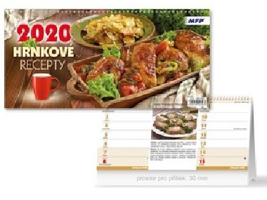 Hrnkov recepty (trnctidenn) - stoln kalend 2020 - MFP Paper