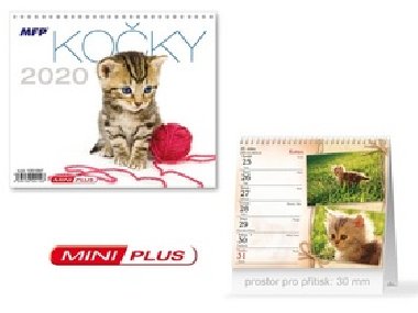 Mini Koky - stoln kalend 2020 - MFP Paper