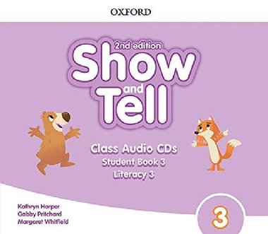 Oxford Discover: Show and Tell Second Edition 3 Class Audio CDs /2/ - Pritchard Gabby