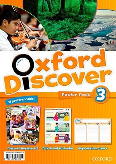 Oxford Discover 3 Poster Pack - kolektiv autor
