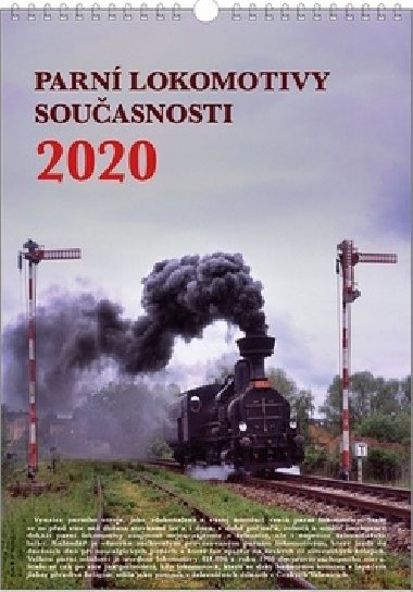Parn lokomotivy souasnosti - nstnn kalend 2020 - Petr Smejkal