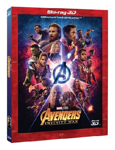Avengers: Infinity War 2 Blu-ray (3D+2D) - limitovaná sběratelská edice - neuveden