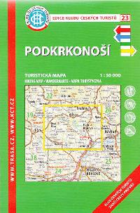 Podkrkonoší - mapa KČT 1:50 000 číslo 23 - Klub Českých Turistů