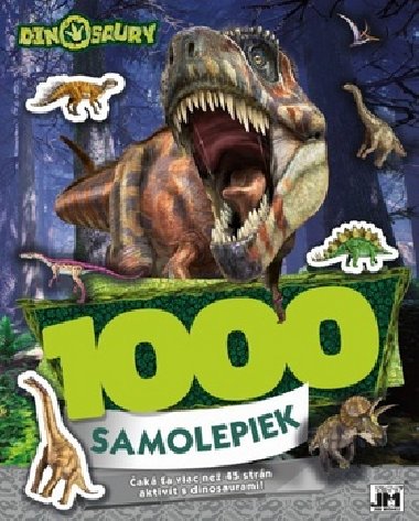 1000 samolepiek Dinosaury - 