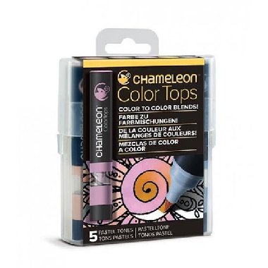 Set Chameleon Color Tops, 5ks - pastelov tny - neuveden
