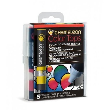 Set Chameleon Color Tops, 5ks - zkladn tny - neuveden