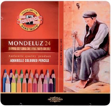 Koh-i-noor souprava akvarelových pastelek 24 ks Mondeluz - neuveden