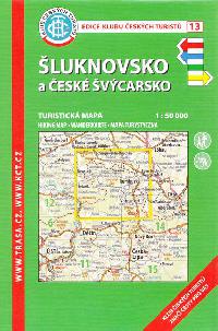 luknovsko a esk vcarsko - mapa KT 1:50 000 slo 13 - Klub eskch Turist