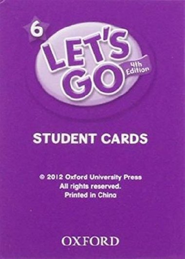 Lets Go Fourth Edition 6 Student Cards - kolektiv autor