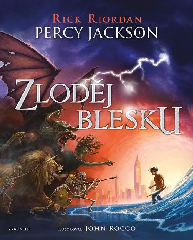 Percy Jackson - Zlodj blesku (ilustrovan vydn) - Rick Riordan; John Rocco