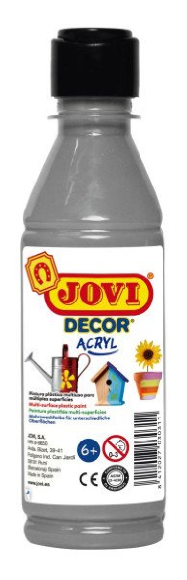 JOVI DECOR - akrylová barva 250ml stříbrná - neuveden