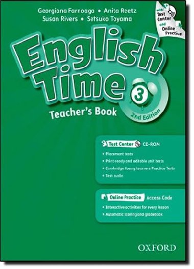 English Time 2nd Edition 3 Teachers Book + Test Center CD-Rom and Online Practice Pack - kolektiv autor