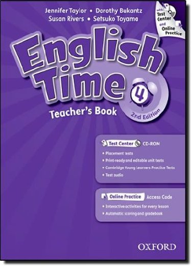 English Time 2nd Edition 4 Teachers Book + Test Center CD-Rom and Online Practice Pack - kolektiv autor