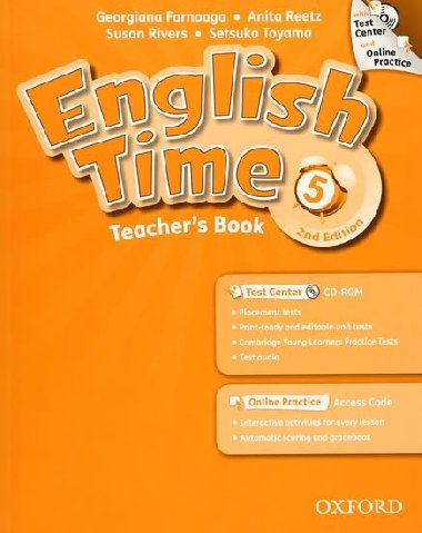English Time 2nd Edition 5 Teachers Book + Test Center CD-Rom and Online Practice Pack - kolektiv autor