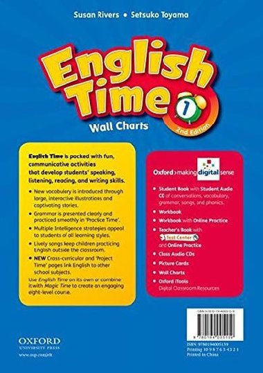 English Time 2nd Edition 1 Wall Charts - kolektiv autor